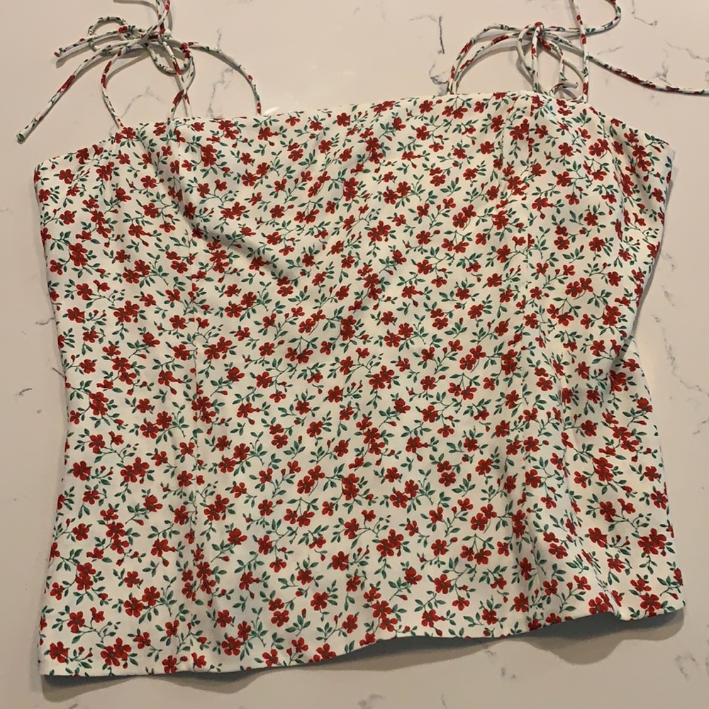 Reformation half smocked top